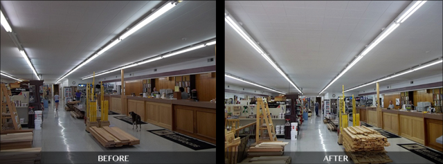 Retail Store Brighter After LED Installation in Buffalo NY